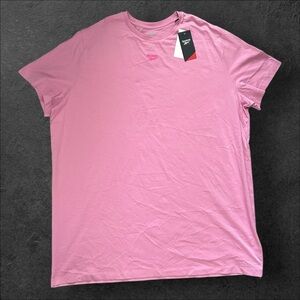 Reebok Women’s Pink Logo T-Shirt - Size 4X